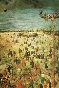 Pieter Bruegel detalj fran korsbarandet Spain oil painting artist